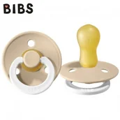 Smoczki uspokajające - BIBS Vanilla Night l Smoczek Uspokajający Kauczuk Hevea - miniaturka - grafika 1