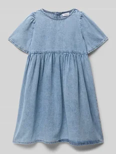 Sukienka jeansowa ze szwem działowym model ‘GEMMA’ - Sukienki - miniaturka - grafika 1