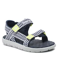 Sandały damskie - Timberland Sandały Perkins Row Webbing Sndl TB0A2ASH019 Navy Webbing - miniaturka - grafika 1