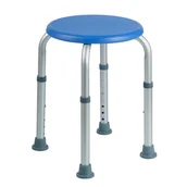 Akcesoria dla osób starszych i niepełnosprawnych - Taboret okrągły prysznicowy kąpielowy łazienkowy do 136 kg RF-822 Reha Fund (niebieski) - miniaturka - grafika 1