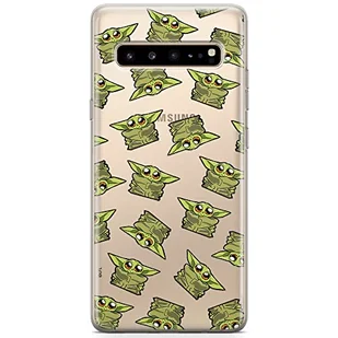ERT GROUP etui na telefon Samsung S10 5G, case oryginalny i oficjalnie licencjonowany przez Star Wars, wzór Baby Yoda 008, optymalnie dopasowane, plecki z TPU częściowo przeźroczyste - Etui i futerały do telefonów - miniaturka - grafika 1
