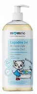 Kosmetyki kąpielowe dla dzieci - MOMME Kicia Kocia Żel do mycia ciała i włosów 2w1, łagodny 400 ml - miniaturka - grafika 1