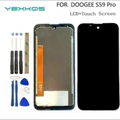 Akcesoria fotograficzne - Redkid 100% DOOGEE S59 S59Pro LCD i ekran dotykowy Digitizer Moduł wyświetlacza Naprawa Część zamienna do telefonu komórkowego DOOGEE S59 Pro - miniaturka - grafika 1