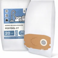 Worki do odkurzaczy - 20x Worek do Odkurzacza Festool Ct Syntetyczny Flizelinowy Duży Worki G9-W - miniaturka - grafika 1