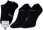 Skarpetki damskie - CALVIN KLEIN SKARPETKI STOPKI 2 PARY BLACK 701218774 001 - Rozmiar: 37-41 - miniaturka - grafika 1