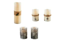 Świece - LIVARNO home Świeca lub zestaw 2 świec z naturalnego wosku LED - miniaturka - grafika 1