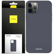 Etui i futerały do telefonów - Spacecase Etui Silicone Case iPhone 13 Pro black - miniaturka - grafika 1