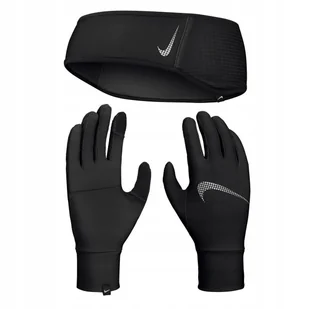 NIKE Dri-Fit Lightweight Fleece damski zestaw opaska + rękawiczki rozm.S/XS - Ozdoby do włosów - miniaturka - grafika 1