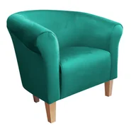 Fotele - ATOS Fotel Milo MG20 nogi buk turkus - miniaturka - grafika 1