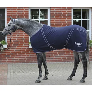 Covalliero Polarowa derka dla konia RugBe Classic, 145 cm, granatowa - Derki dla konia - miniaturka - grafika 1