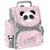 Plecaki szkolne i tornistry - TORNISTER SZKOLNY PASO plecak PANDA klasa 1-3 dla dziewczynki - miniaturka - grafika 1