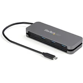 Huby USB - StarTech HB30CM3A1CB huby i koncentratory USB 3.2 Gen 1 (3.1 Gen 1) Type-C 5000 Mbit/s Czarny, Szary - miniaturka - grafika 1