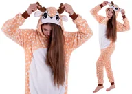 Piżamy chłopięce - Jelonek Sarenka Piżama Kigurumi Onesie 140 - miniaturka - grafika 1