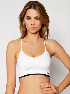 Biustonosze - DKNY Sport Biustonosz top DP0T7276 Biały - grafika 1