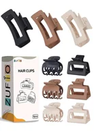 Ozdoby do włosów - 3 stylowe klipsy do włosów 9 szt. średnich spinek do włosów małe spinki - miniaturka - grafika 1