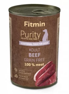 Fitmin Dog Purity tin Beef 400 g - Mokra karma dla psów - miniaturka - grafika 1