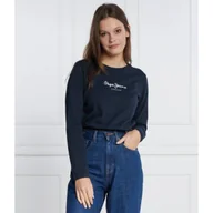 Bluzki damskie - Pepe Jeans London Bluzka | Regular Fit - miniaturka - grafika 1