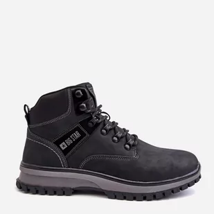 Buty trekkingowe męskie wysokie Big Star MM174019 42 Czarne (5900714678067) - Buty trekkingowe męskie - miniaturka - grafika 1