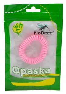 NoBzzz OPASKA NA KOMARY i MESZKI DLA DZIECI Róż - Lampy owadobójcze - miniaturka - grafika 1