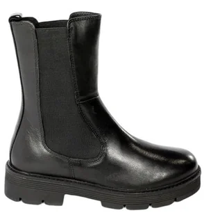 Buty damskie botki czarne skórzane Marco Tozzi rozmiar 40 - Botki damskie - miniaturka - grafika 1