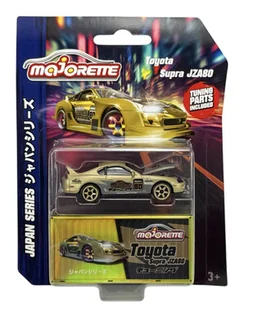 MAJORETTE JAPAN SERIES TOYOTA SUPRA JZA80 ZŁOTY 1:64 212051030 - Samochody i pojazdy dla dzieci - miniaturka - grafika 1