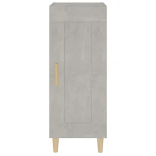 Lumarko Szafka, szarość betonu, 34,5x34x90 cm, materiał drewnopochodny - Szafki do salonu - miniaturka - grafika 6