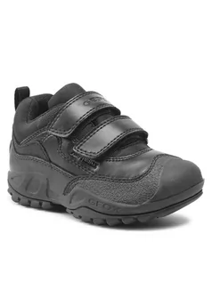 Buty dla dziewczynek - Geox Sneakersy J N.Savage B.B Abx B J841WB 05411 C9999 M Czarny - grafika 1