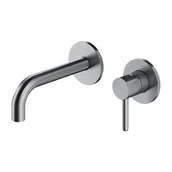 Baterie umywalkowe - Omnires Y bateria umywalkowa podtynkowa nikiel Y1215HNI - miniaturka - grafika 1