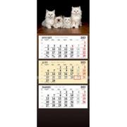 Kalendarze - Kalendarz 2023 Trójdzielny SB6 koty - Sapt - miniaturka - grafika 1