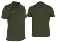 Koszulki męskie - Dominator, Koszulka Polo Męska Wojskowa, Wzorowana na WZ. 304A/MON, Wz.93, Oliwkowy, XXL - miniaturka - grafika 1