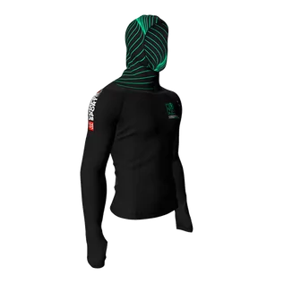 Bluzy sportowe męskie - COMPRESSPORT Termiczna bluza biegowa 3D Thermo Seamless Zip Hoodie Kona 2017 - grafika 1