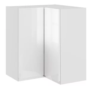 Alba Szafka Wisząca Narożna Lewa Gnw-60 Biały Połysk - Meble kuchenne - miniaturka - grafika 1