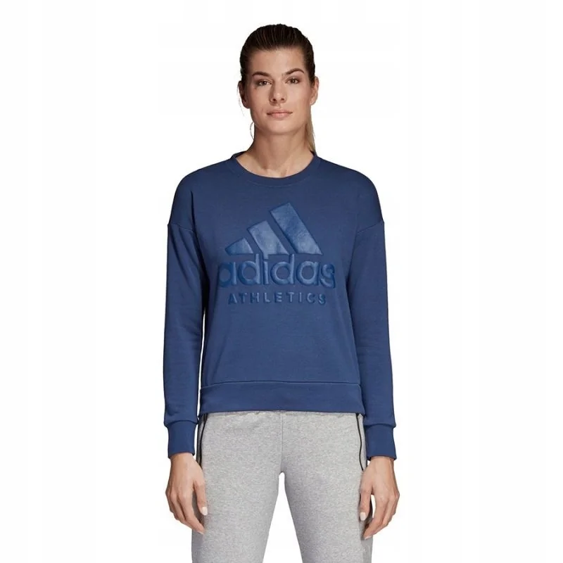 Adidas Bluza Sportowa Damska Granatowa Przez Głowę CF1432 r. M
