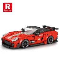 Klocki - KLOCKI REOBRIX LUKSUSOWY SUPERSAMOCHÓD FERRARI 599XX EVO 413 PCS TECHNIC - miniaturka - grafika 1