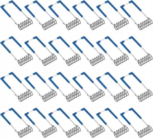 KLIPSY SPRĘŻYNOWE DO OPRAWY TYPU PATIKIL 41x15mm 24 SZTUKI - Spinacze i klipsy do papieru - miniaturka - grafika 1