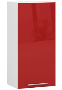 Czerwona wisząca szafka kuchenna z półkami F6-S55 - Szafki kuchenne Czerwona wisząca szafka kuchenna z półkami F6-S55 - Szafki kuchenne - miniaturka - grafika 1