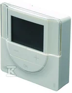 Akcesoria grzewcze - Uponor Smatrix Wave termostat z wyśw. T-166 RAL9016 - miniaturka - grafika 1