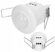 Akcesoria do oświetlenia - Orno Czujnik Ruchu i Obecności do Led Sufitowy 360 st. 800W Podtynkowy - miniaturka - grafika 1