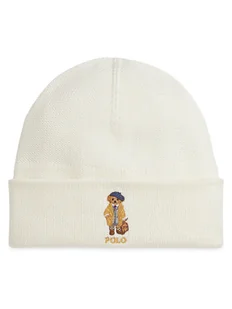 Polo Ralph Lauren Czapka 313978909001 Écru - Czapki dla dzieci - miniaturka - grafika 1