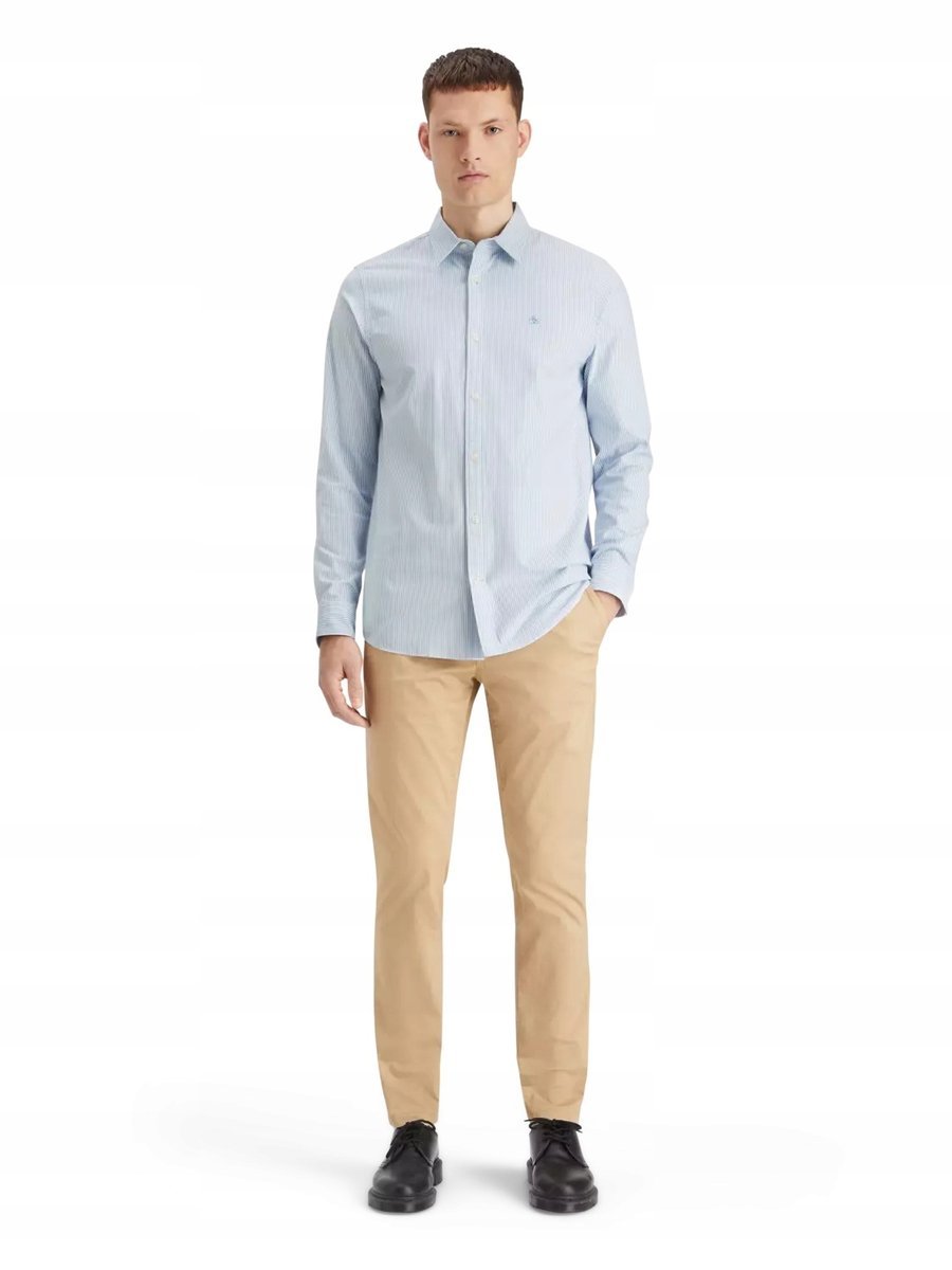 SCOTCH SODA ELEGANCKA KOSZULA MĘSKA W PASKI Z BAWEŁNY XL 16FA