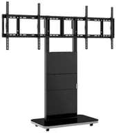 Uchwyty do telewizora - HAGOR Pro-Tower M Dual mobiles Standsystem fuer 2 TVs 117-140cm 46-55Zoll VESA max. 600x400mm max. Traglast 2x40 kg - miniaturka - grafika 1