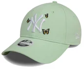 Czapki damskie - Czapka z daszkiem NEW ERA NYY Womens Icon 9FORTY Cap zielona - miniaturka - grafika 1