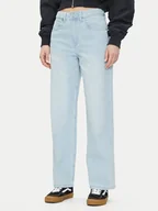 Spodnie damskie - Vans Jeansy Sirelle VN000MB5TTJ1 Niebieski Loose Fit - miniaturka - grafika 1