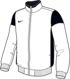 Nike Bluza damska Sideline Knit Academy 14 kurtka, biała/czarna, L - Kurtki damskie - miniaturka - grafika 1