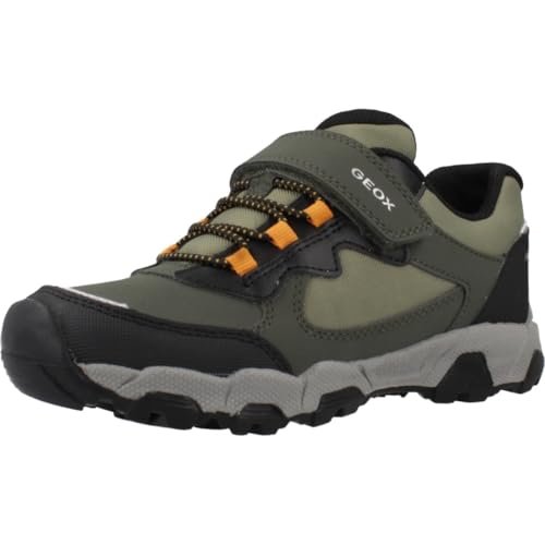 Geox J Magnetar Boy B Abx Sneakersy Chłopcy, Zielony, 33 EU