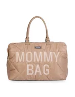 Torby i organizery dla mam - Childhome Torba Mommy Bag pikowana beżowa - miniaturka - grafika 1