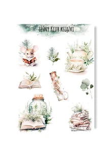 Naklejki dla mola książkowego czytelniczki czytelnika kochającej książki - Scrapbooking - miniaturka - grafika 1