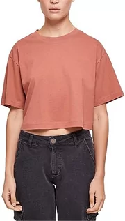Koszulki i topy damskie - Urban Classics Damska koszulka damska Short Oversize Tee w różnych kolorach, rozmiar XS - 5XL, Terracotta, L - grafika 1