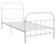 Łóżka - Białe industrialne łóżko metalowe 100x200 cm S4-K68 - miniaturka - grafika 1