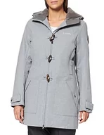 Płaszcze damskie - Schöffel Duffle Coat Bregenz1, wodoszczelny i wiatroszczelny płaszcz wełniany o pięknym melanżowym wyglądzie, ciepła kurtka zimowa z naturalną wełną damską - miniaturka - grafika 1